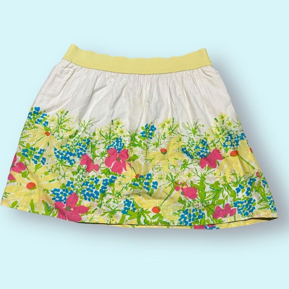 Lilly Pulitzer Classic Floral Garden Whitley Mini Skirt - Size S